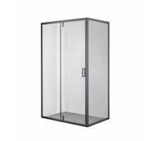 Душевой уголок OLIVE'S DUERO, прямоугольный, 1200*800*1950 мм, черный DR-128CR-SW-GB  