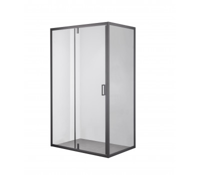 Душевой уголок OLIVE'S DUERO, прямоугольный, 1200*800*1950 мм, черный DR-128CR-SW-GB  