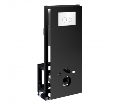 Система инсталляции для унитазов WasserKRAFT Glan 66TLT.010.ME.BL.WH01  