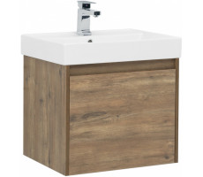 Тумба с раковиной Aquanet Nova Lite 60 дуб рустикальный (1 ящик) 