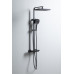 Душевая стойка Allen Brau Infinity 5.21030-31 черный матовый 