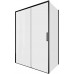 Душевой уголок Aquanet Pleasure Evo 140x100 AE65-140x100-BT профиль черный, прозрачное стекло 