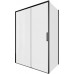 Душевой уголок Aquanet Pleasure Evo 140x100 AE65-140x100-BT профиль черный, прозрачное стекло 