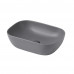 Раковина накладная ABBER Rechteck AC2200MG серая матовая 