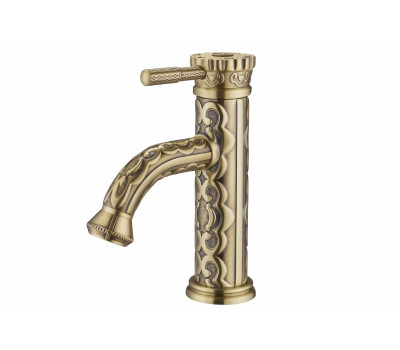 Смеситель для умывальника ZORG ANTIC A 115U-BR бронза 