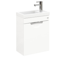 Тумба под раковину Onika Комо 45 подвесная, белая (ум. Фостер 45) 104507 