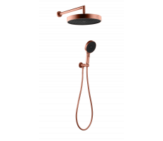 Лейка ручная+верхняя+выпуск+шланг CELL COPPER BRUSHED Boheme 427-CB брашированная медь 