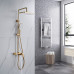 Душевая система Shevanik S4226G, золотой сатин