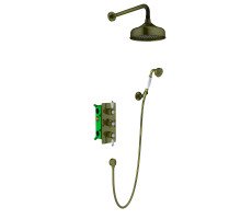 Душевая система Timo Nelson скрыт. монт., 2-х режимная, с термостатом SX-1391/02SM antique бронза 
