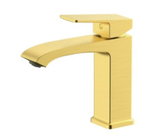 Смеситель для раковины Prohanss P60.10.03, золотой сатин 