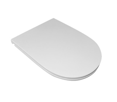 Сиденье для унитаза SLIM Kerasan Aquatech 379101 с микролифтом, шарниры хром