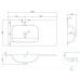 Раковина Vincea Элис (Elise) Corian левая, цвет белый матовый VCB-4EL100MW-L Раковина Vincea Элис (Elise) Corian левая, цвет белый матовый VCB-4EL100MW-L