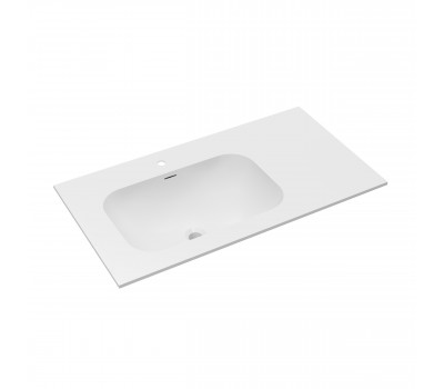 Раковина Vincea Элис (Elise) Corian левая, цвет белый матовый VCB-4EL100MW-L Раковина Vincea Элис (Elise) Corian левая, цвет белый матовый VCB-4EL100MW-L