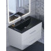 Раковина для ванной 80 см, Uperwood Foster Quartz, черная матовая, уголь 291030038 