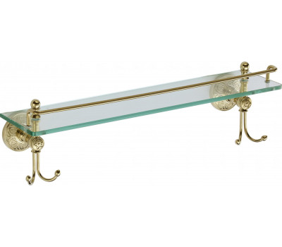 Полка прямая стеклянная 60 см Savol 58b S-005891B золото 