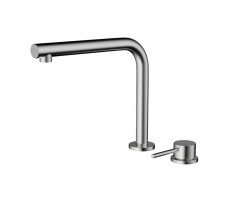 Смеситель для кухни OMOIKIRI Nara, под окно, цвет-нержавеющая сталь 4994328 