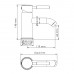 Смеситель для раковины WasserKRAFT Wern 4200 4205 никель 