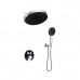 Встроенная душевая система Black & White GH-9401-MC 