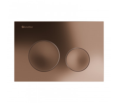 Клавиша смыва KNOTLOR BIS102RB бронза матовый 