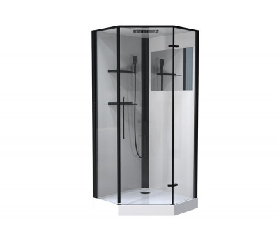 Душевая кабина Esbano ESM-PENTA-90 (Right) черный Душевая кабина Esbano ESM-PENTA-90 (Right) черный