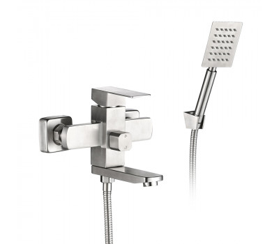 Смеситель для ванны WesnaArt KUBUS KUB13-310, сатин