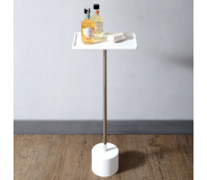 Стойка для ванной комнаты ABBER Stein AS1635 белая матовая  Стойка для ванной комнаты ABBER Stein AS1635 белая матовая