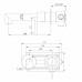 Смеситель ABBER Perfekte 316 AF8A12BG скрытый монтаж для раковины, золото брашированное 