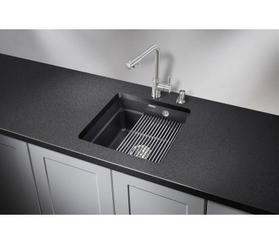 Кухонная мойка GRANULA Kitchen Space (4501U, ШВАРЦ)