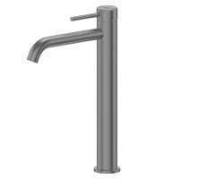 Смеситель ABBER Wasser Kreis 316 AF8111BGG-L для накладной раковины, оружейная сталь брашированная 