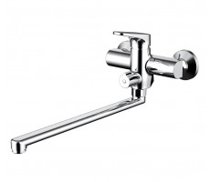 Смеситель для ванны c длинным изливом Bravat Eler F6191238CP-01L-RUS Хром 