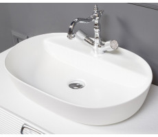 Раковина керамика овальная под смеситель Белая Armadi Art VALLESSI 870 Раковина керамика овальная под смеситель Белая Armadi Art VALLESSI 870