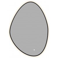 Зеркало Aquanet Контур 700х1000 LED TX ассиметричное, черный 00367647 