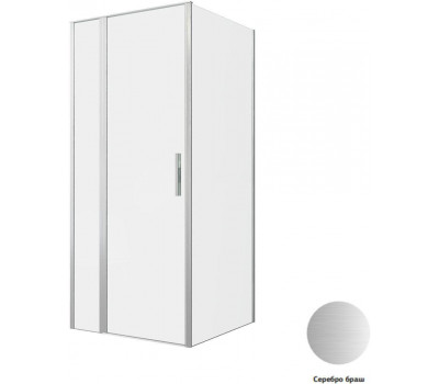Душевой уголок Allen Brau Priority 90x90 3.31026.BA + 3.31044.BA серебро браш 