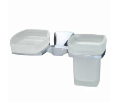 Стакан/мыльница WasserKRAFT Wern K-2500 2526 Хром 