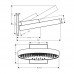 Верхний душ Hansgrohe Rainfinity 26234140 шлифованная бронза 
