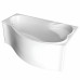 Ванна акриловая Marka One GRACIA 170х100 Асимметричная Белая Правая 01гр1710п 