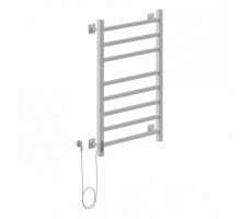 Полотенцесушитель электрический Ника STEP-2 80/40 RAL9016 белый матовый левый тэн белый Полотенцесушитель электрический Ника STEP-2 80/40 RAL9016 белый матовый левый тэн белый