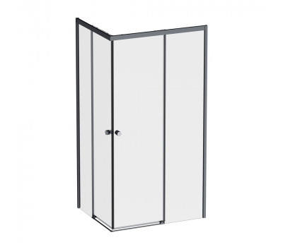 Душевой ограждение 100х80, без поддона AM.PM X-Joy W94G-403-10080-BТ Стекло прозрачное; профиль черный 