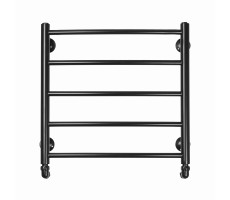 Полотенцесушитель водяной Domoterm Калипсо   Калипсо П5 500x500 ЧРН Черный, матовый 