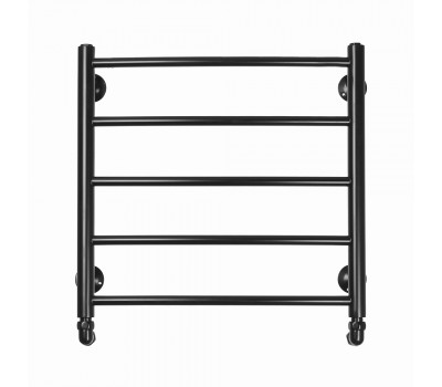 Полотенцесушитель водяной Domoterm Калипсо   Калипсо П5 500x500 ЧРН Черный, матовый 