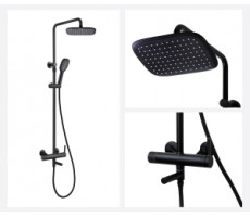 Душевая стойка АВАНГАРД 2039H черный Bronze de Luxe 