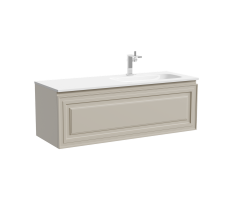 Тумба подвесная SANCOS Very правая 1195х445х406, c одним ящиком оснащенным доводчиками, Beige Soft , арт.VR120RCE Тумба подвесная SANCOS Very правая 1195х445х406, c одним ящиком оснащенным доводчиками, Beige Soft , арт.VR120RCE