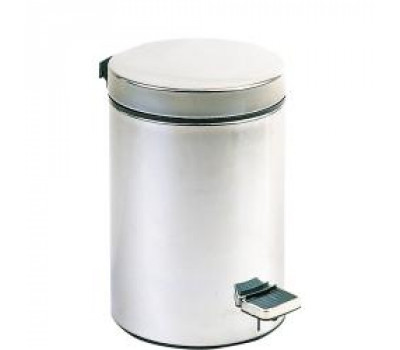 Ведро из нерж. стали 12 л. матовое с педалью 09100.12.S, шт NOFER 09100.12.S 
