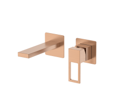 Смеситель для раковины DQ Dortmund встраиваемый настенный браш.роз.золото DA1714433 Смеситель для раковины DQ Dortmund встраиваемый настенный браш.роз.золото DA1714433