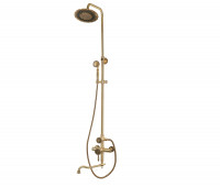 Комплект одноручковый для ванны и душа Bronze de Luxe WINDSOR 10120DDF бронза 