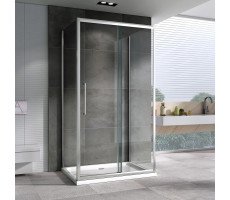 Душевой уголок ABBER Schwarzer Diamant AG30130H-S90-S90 хром 