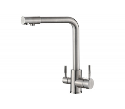 Смеситель для кухни ZORG STEELHAMMER SH 801 INOX нержавейка 