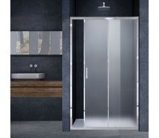 Душевая дверь Vincea Alpha VDS-3AL110MT, 1100, хром, стекло текстурное 