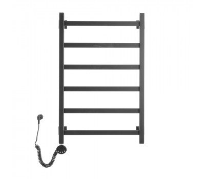 Полотенцесушитель электрический Domoterm Квадро Плюс Квадро Плюс П6 500х800 EL черный Черный, матовый Полотенцесушитель электрический Domoterm Квадро Плюс Квадро Плюс П6 500х800 EL черный Черный, матовый