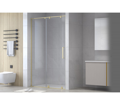 Душевая дверь Royal Bath BERN-S RB120-T-GD 120x195 (прозрачное) золото 